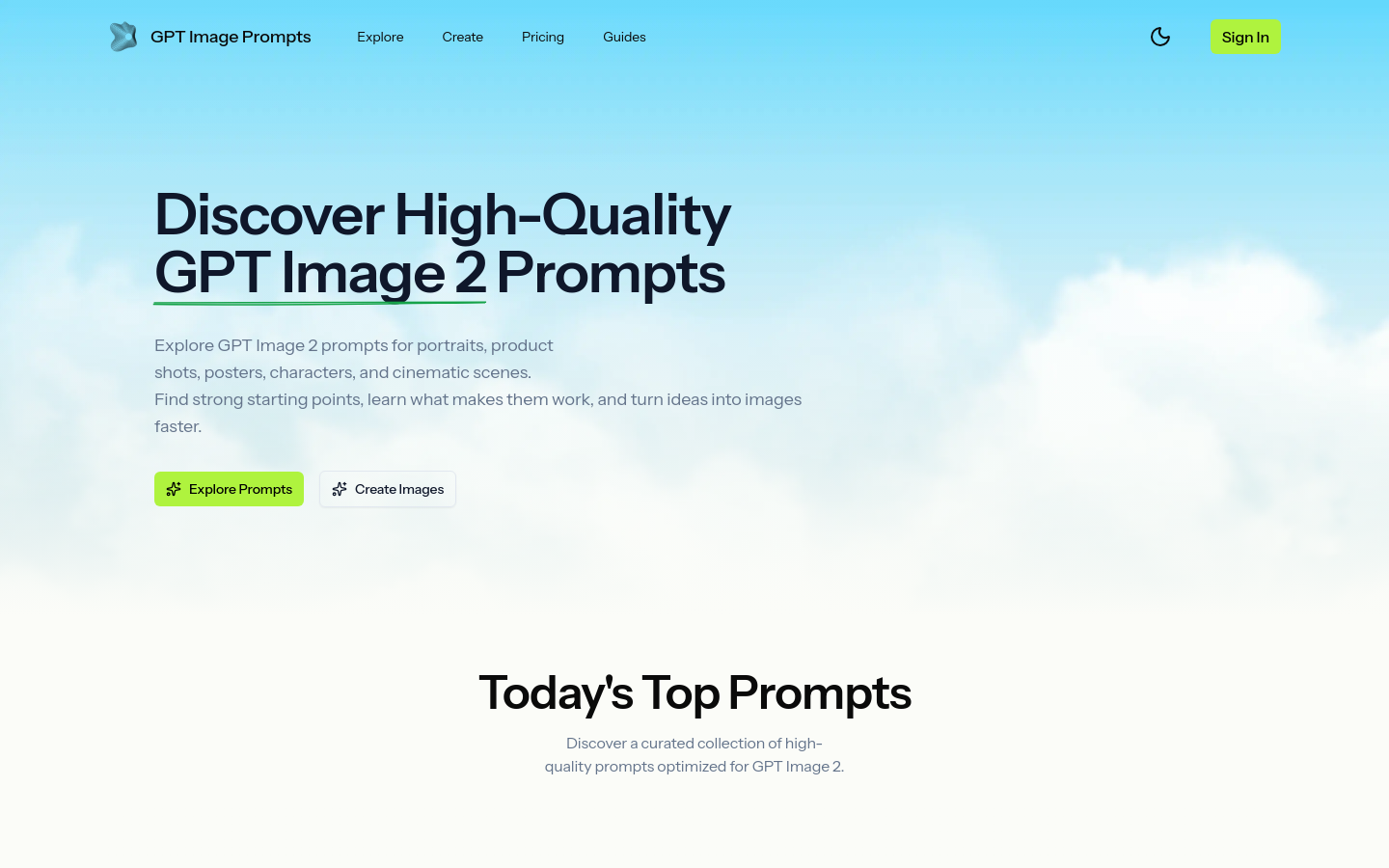 Captured Homepage / Lander