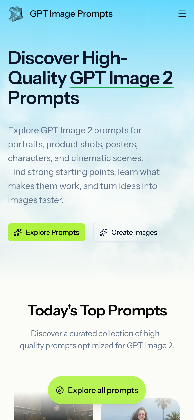 Homepage / Lander