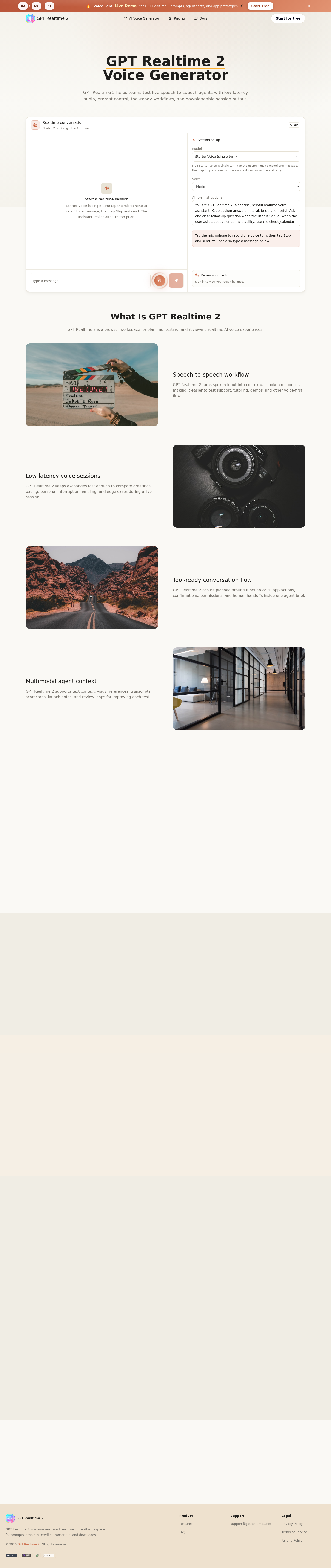 gptrealtime2.net — The Trust Wall