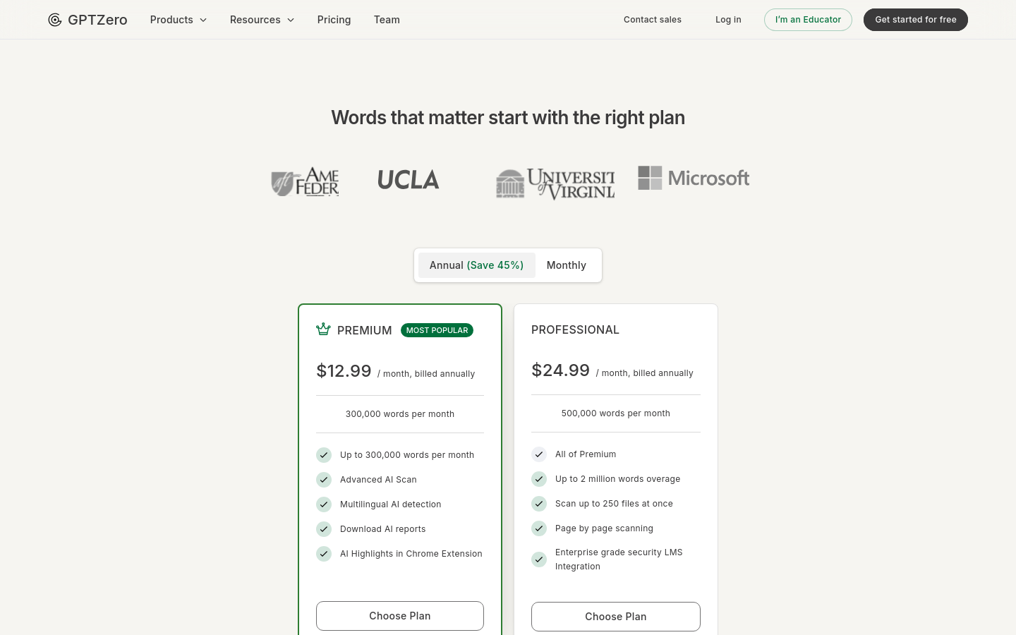 Pricing