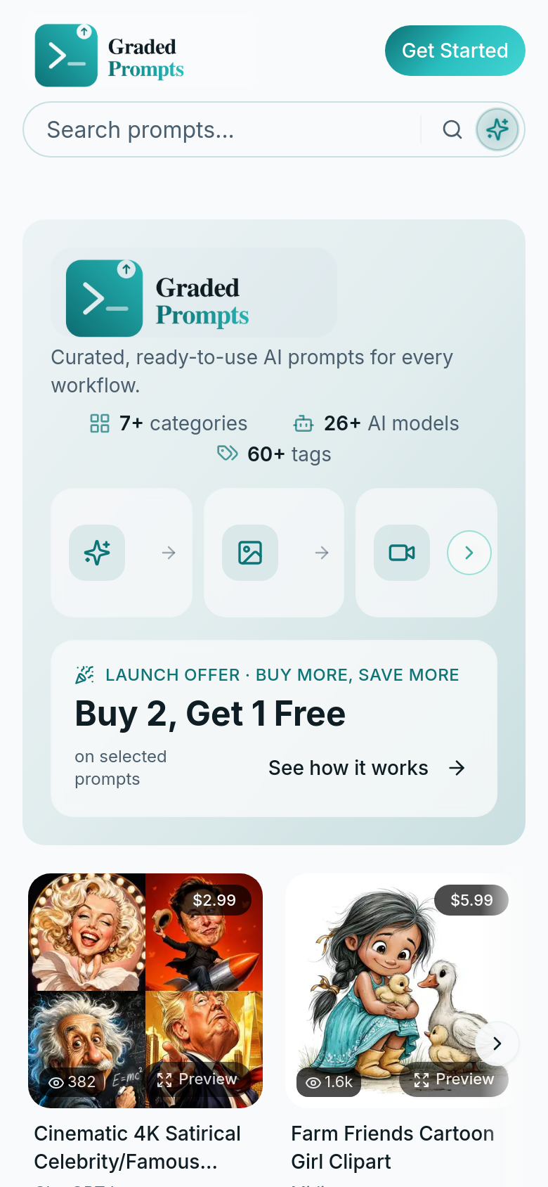 Homepage / Lander