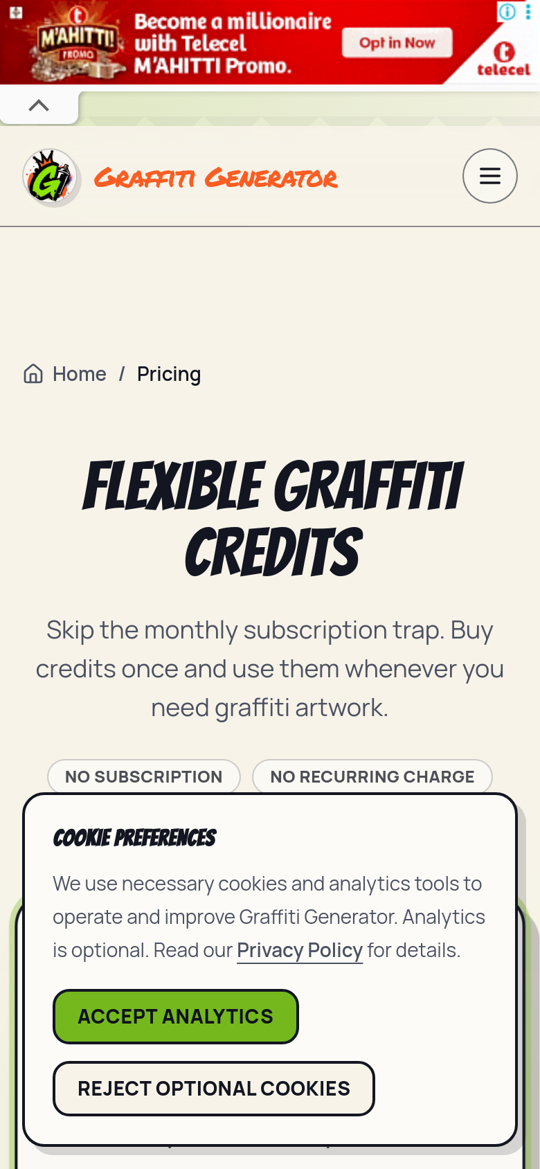 Pricing