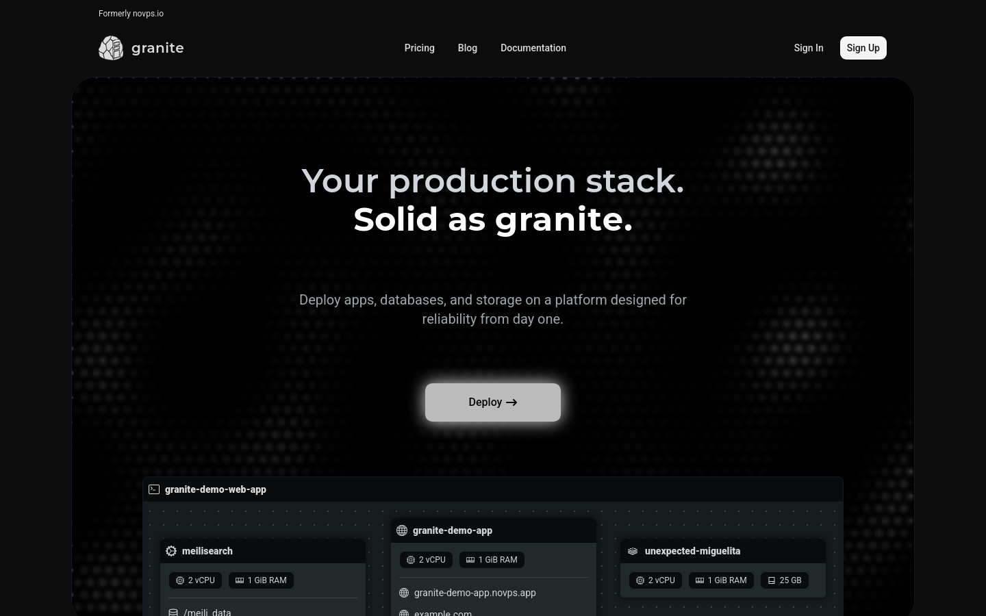 Captured Homepage / Lander