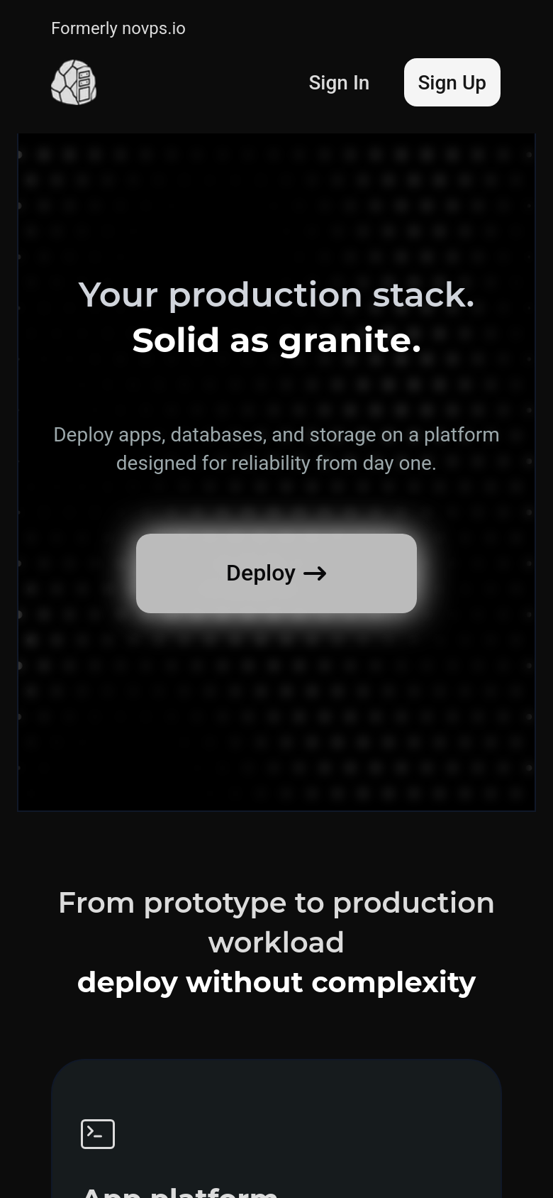 Homepage / Lander