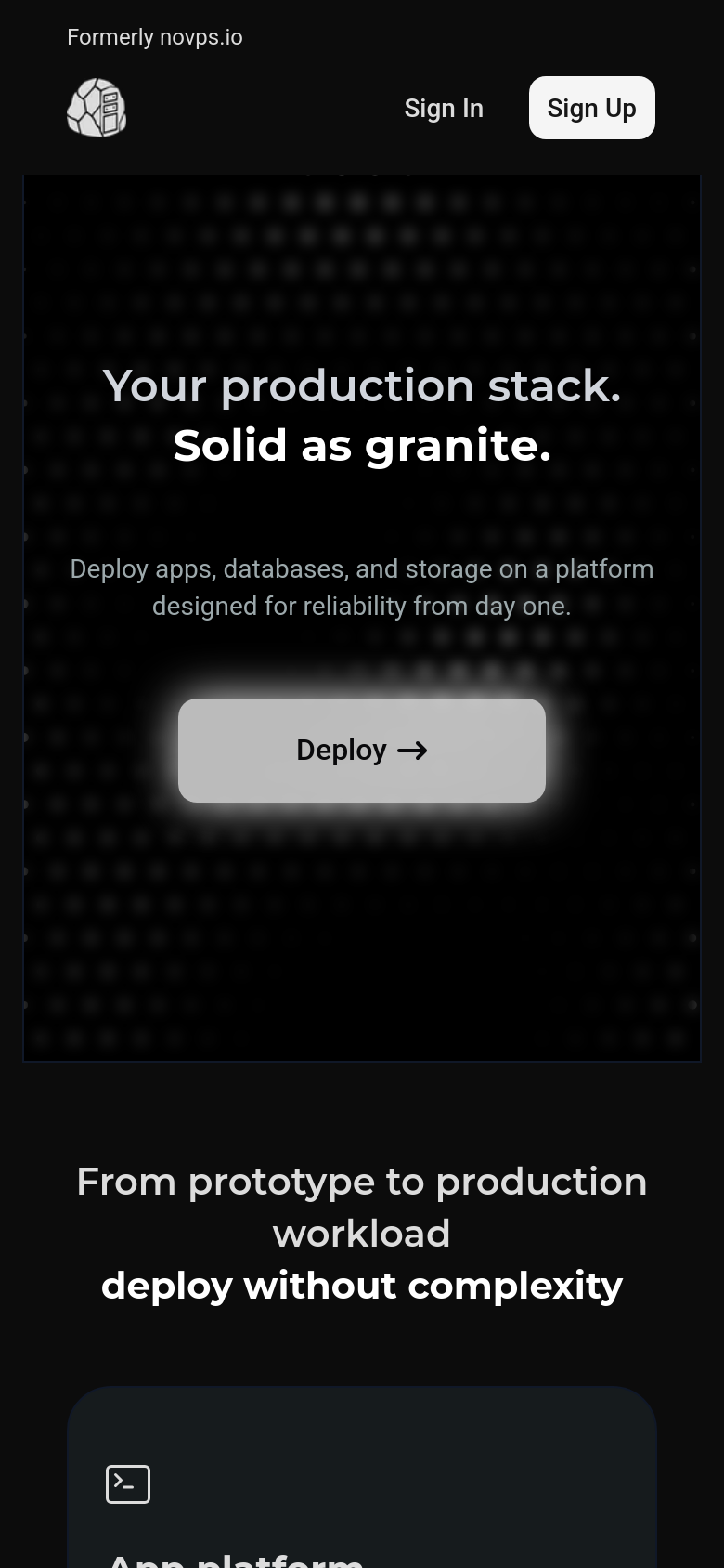 Homepage / Lander