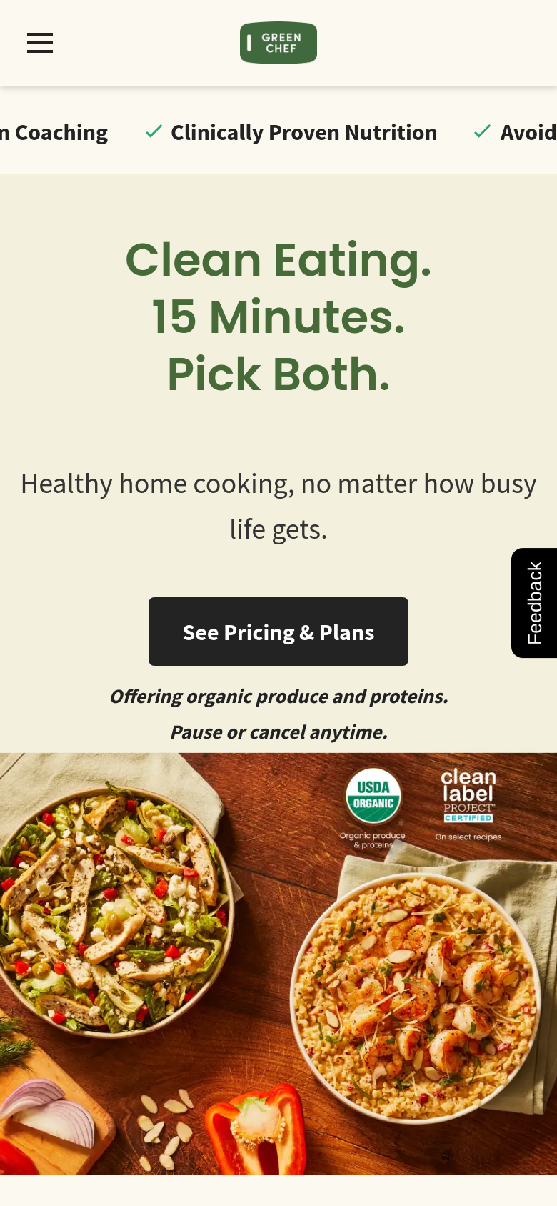 Homepage / Lander
