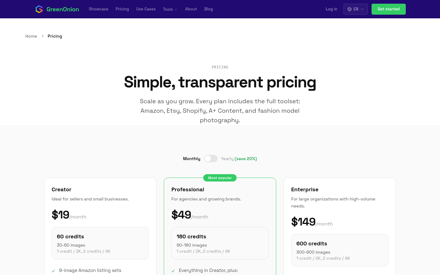 Pricing
