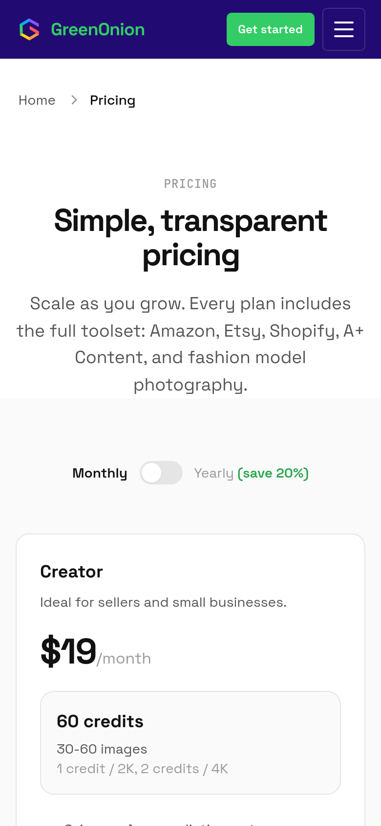 Pricing