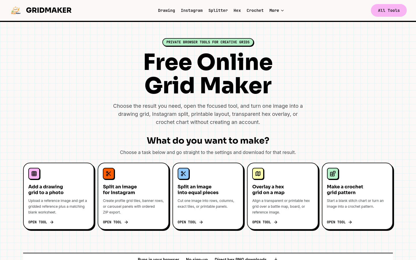 Captured Homepage / Lander