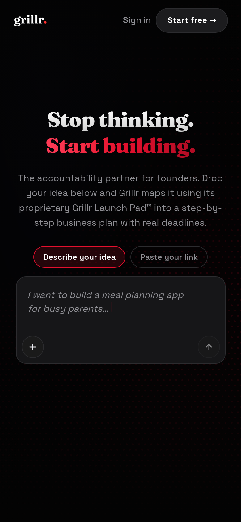 Homepage / Lander