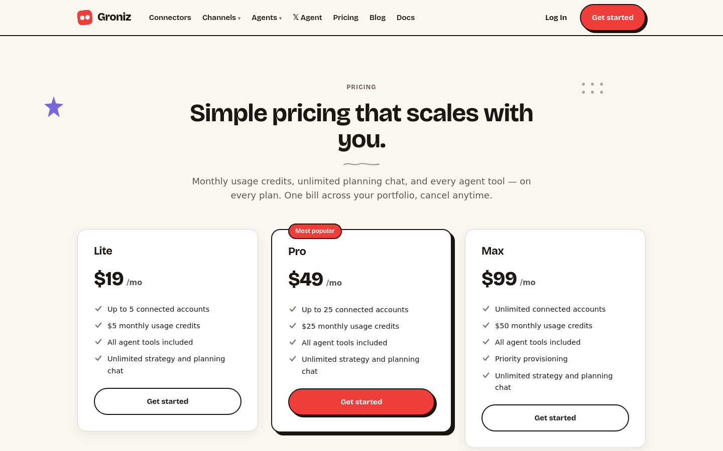 Pricing