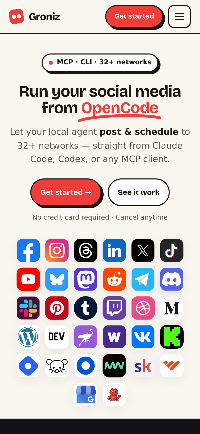 Homepage / Lander