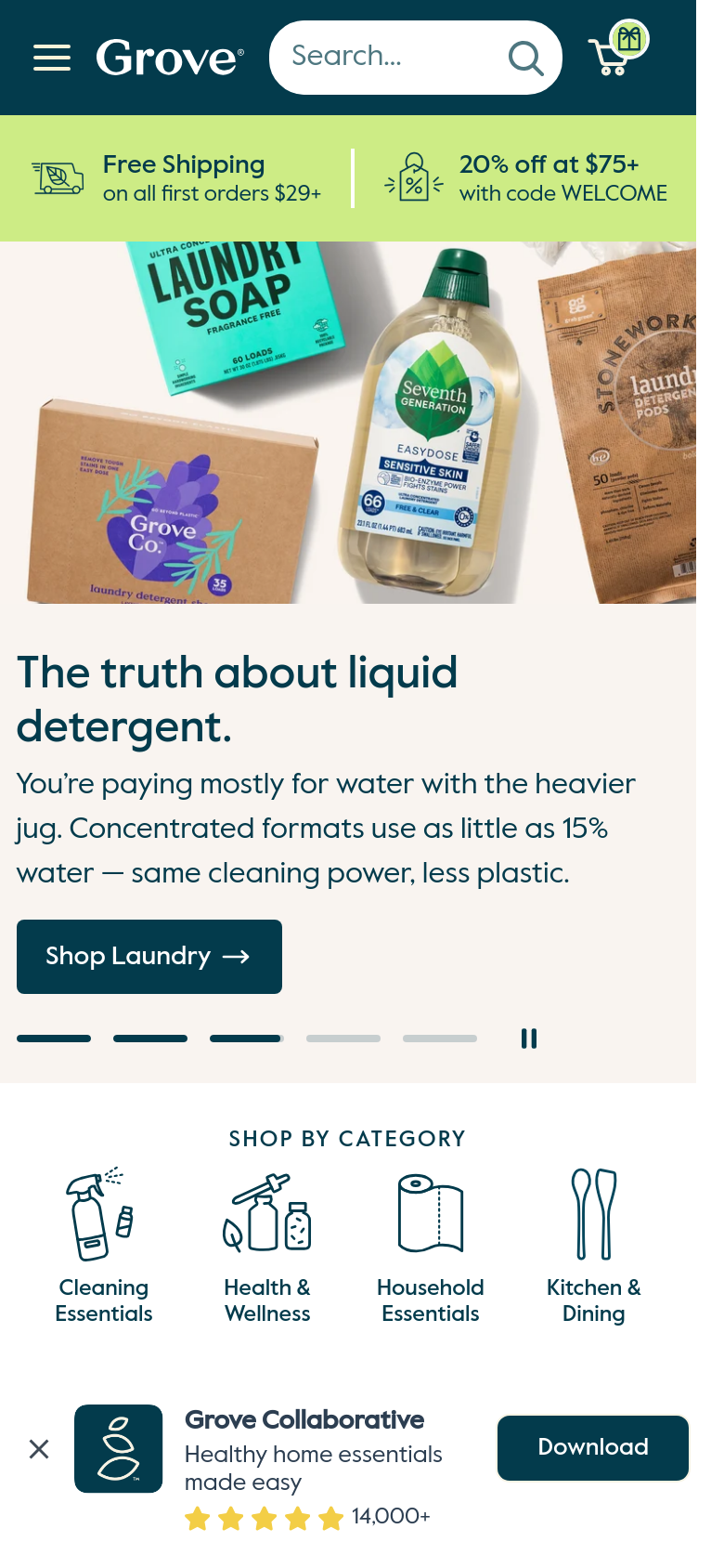 Homepage / Lander