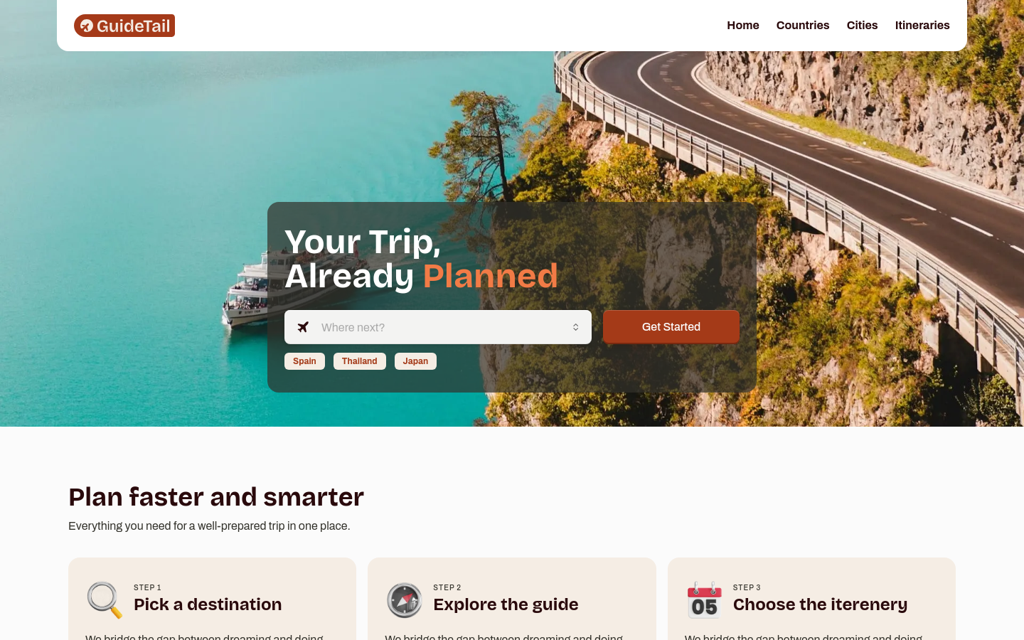 Captured Homepage / Lander