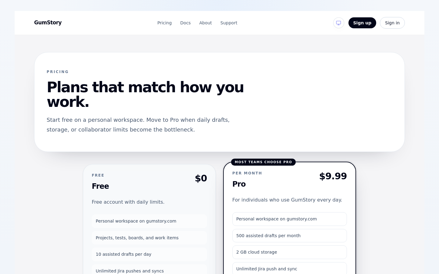 Pricing