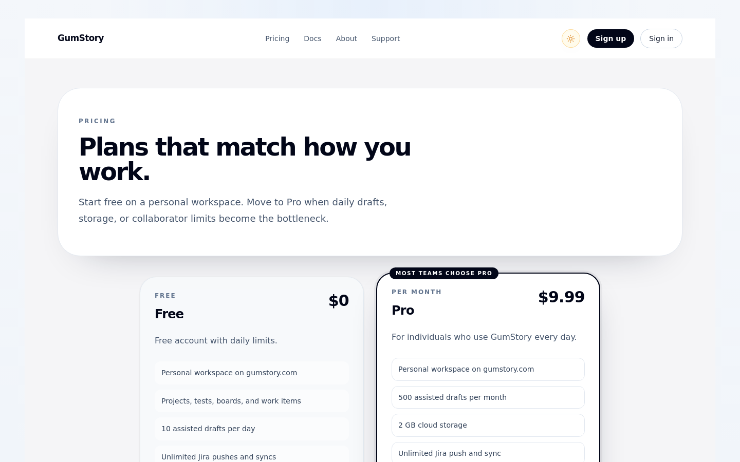 Pricing
