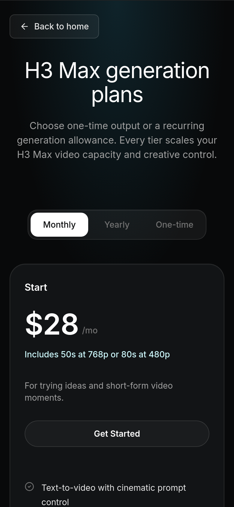 Pricing