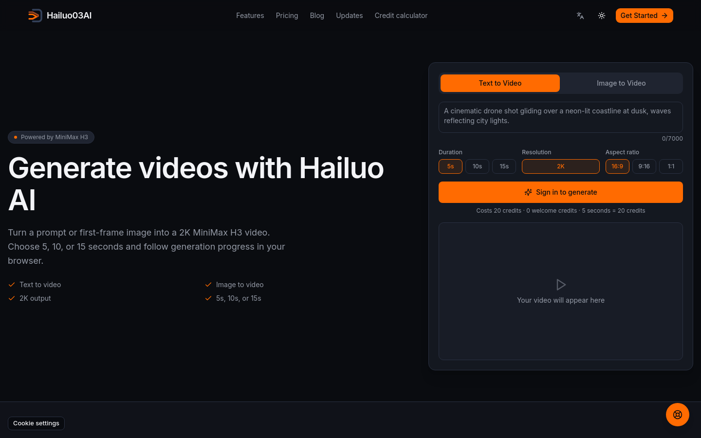 Captured Homepage / Lander