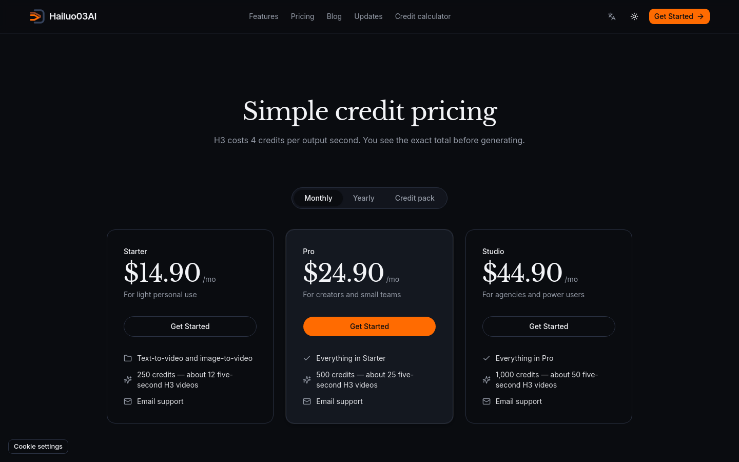 Pricing
