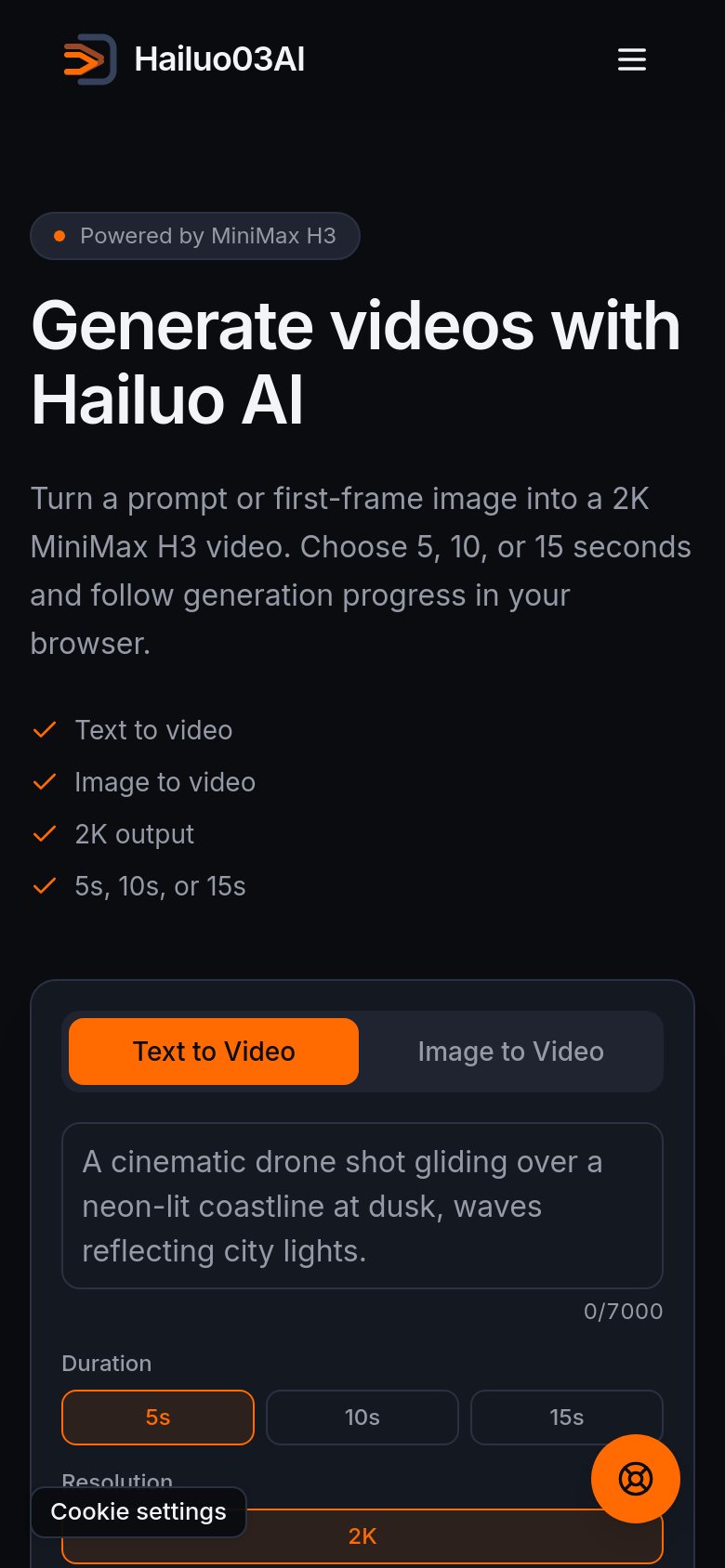 Homepage / Lander