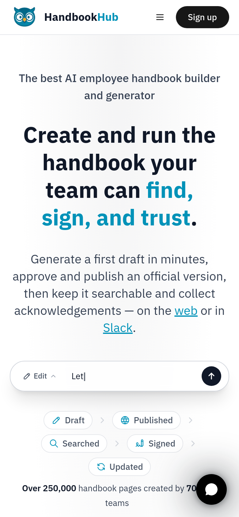 Homepage / Lander