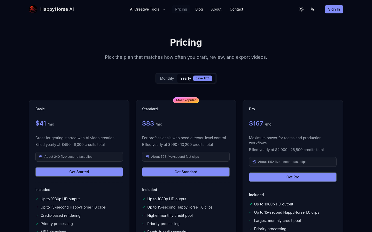 Pricing