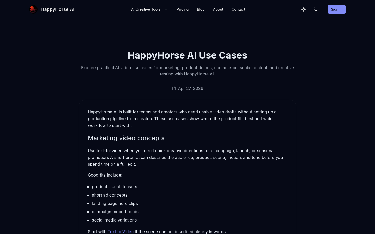 Use Cases