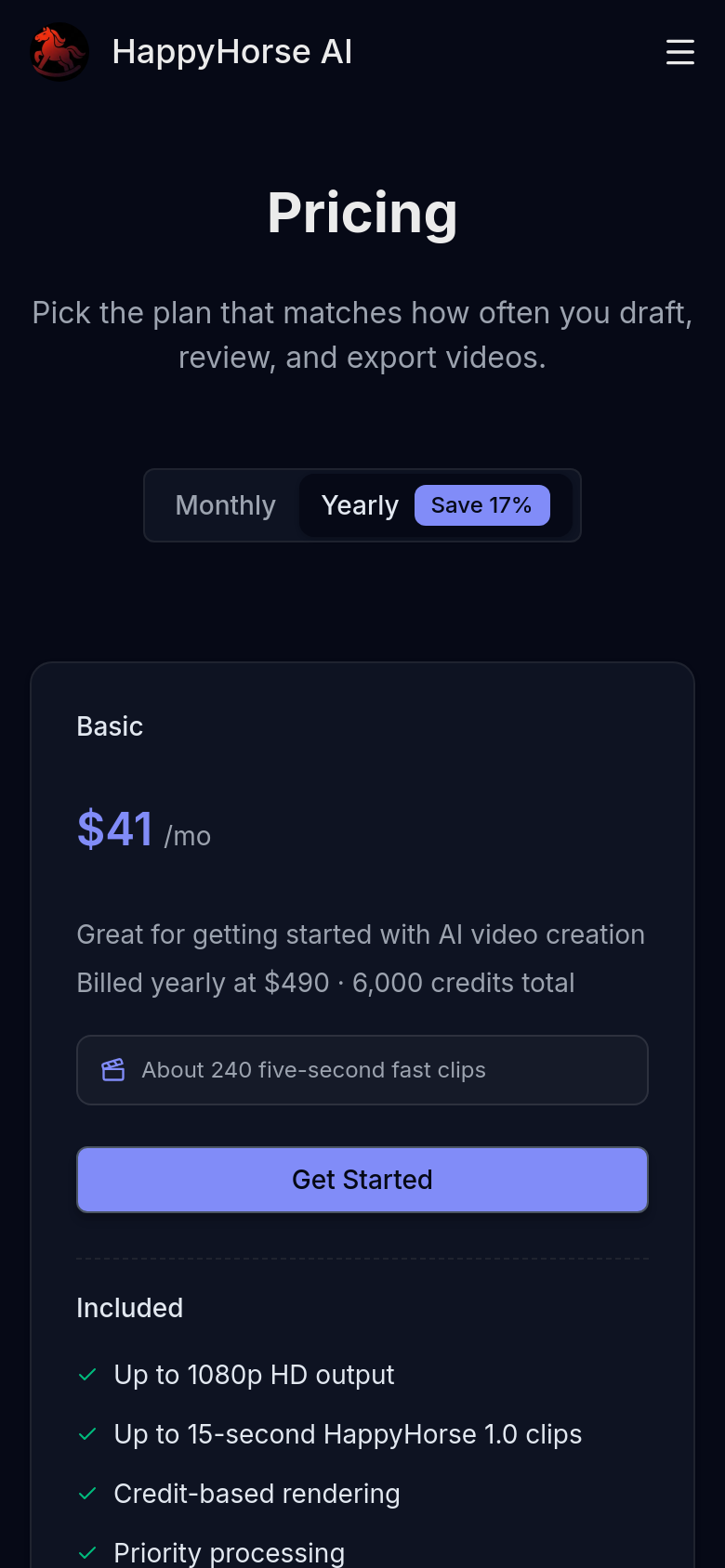 Pricing