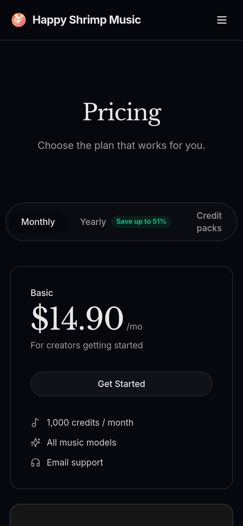 Pricing