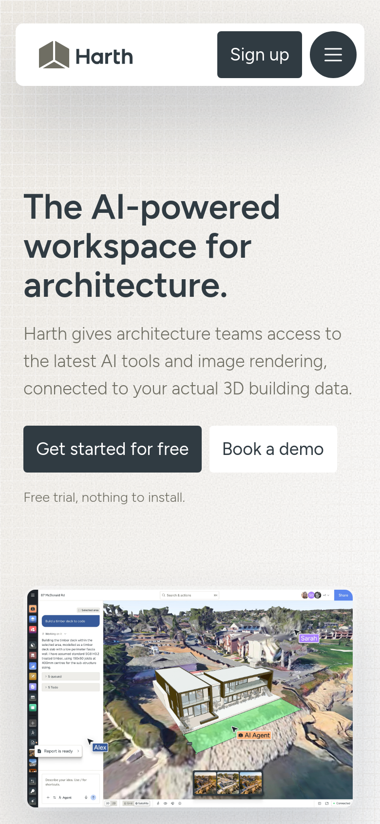 Homepage / Lander
