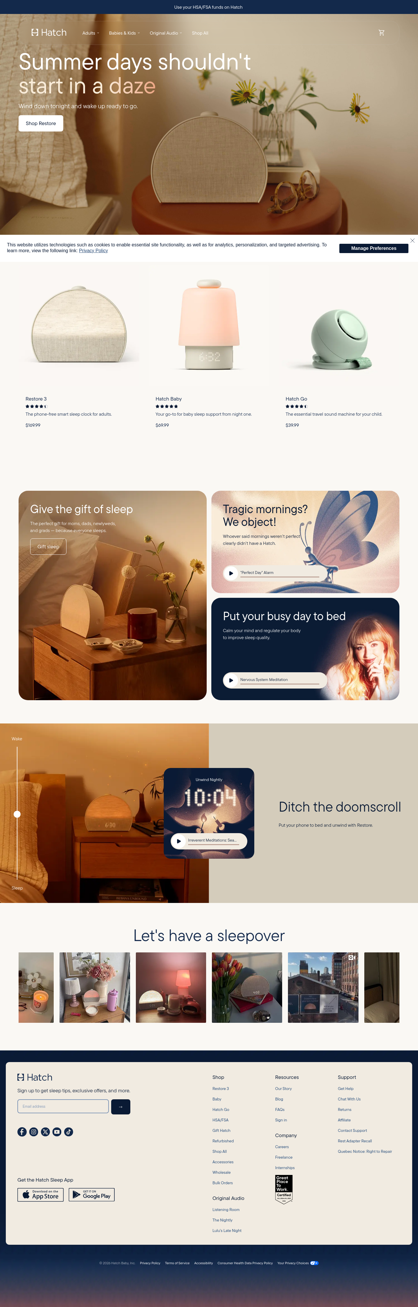 hatch.co — Hero + Pricing