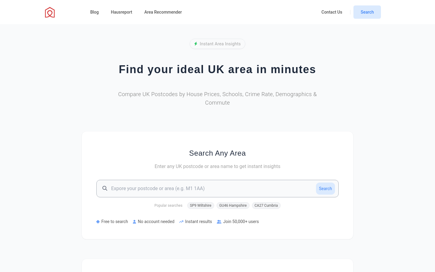 Captured Homepage / Lander