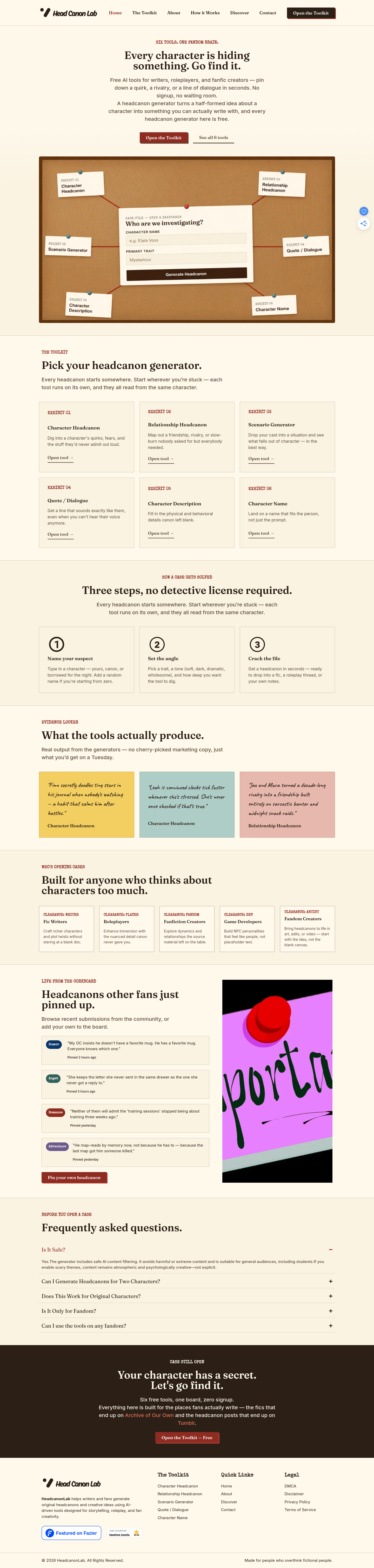headcanonlab.xyz — 