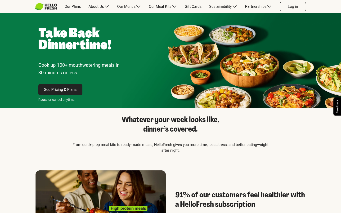 Captured Homepage / Lander