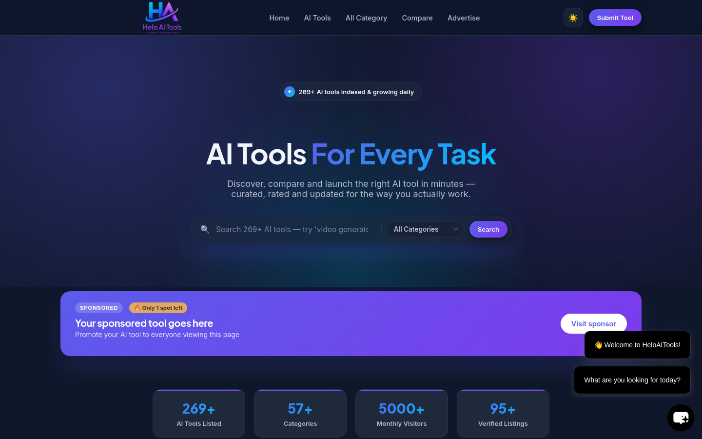 Captured Homepage / Lander