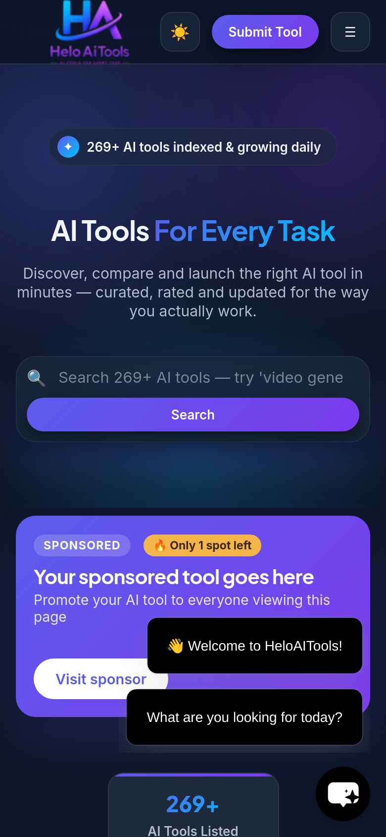 Homepage / Lander