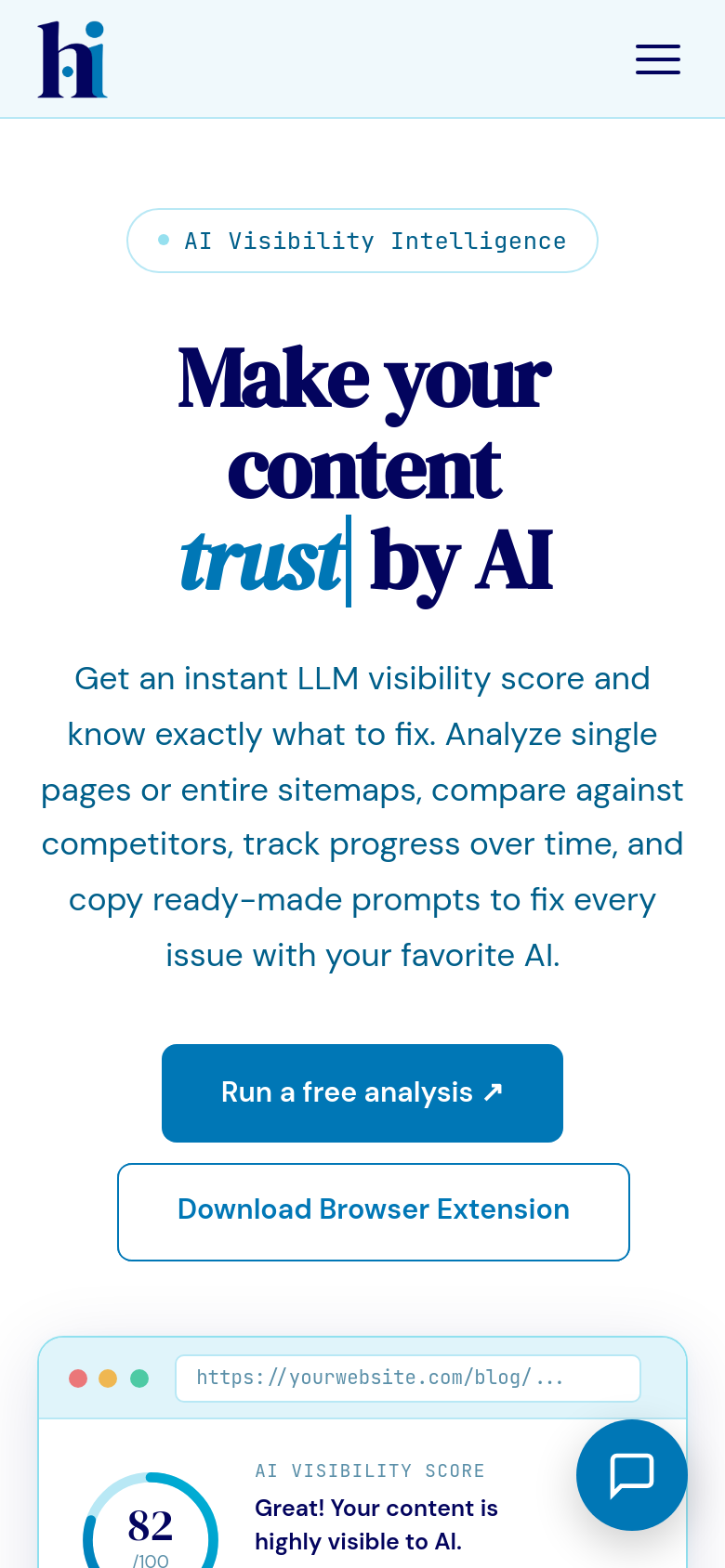 Homepage / Lander