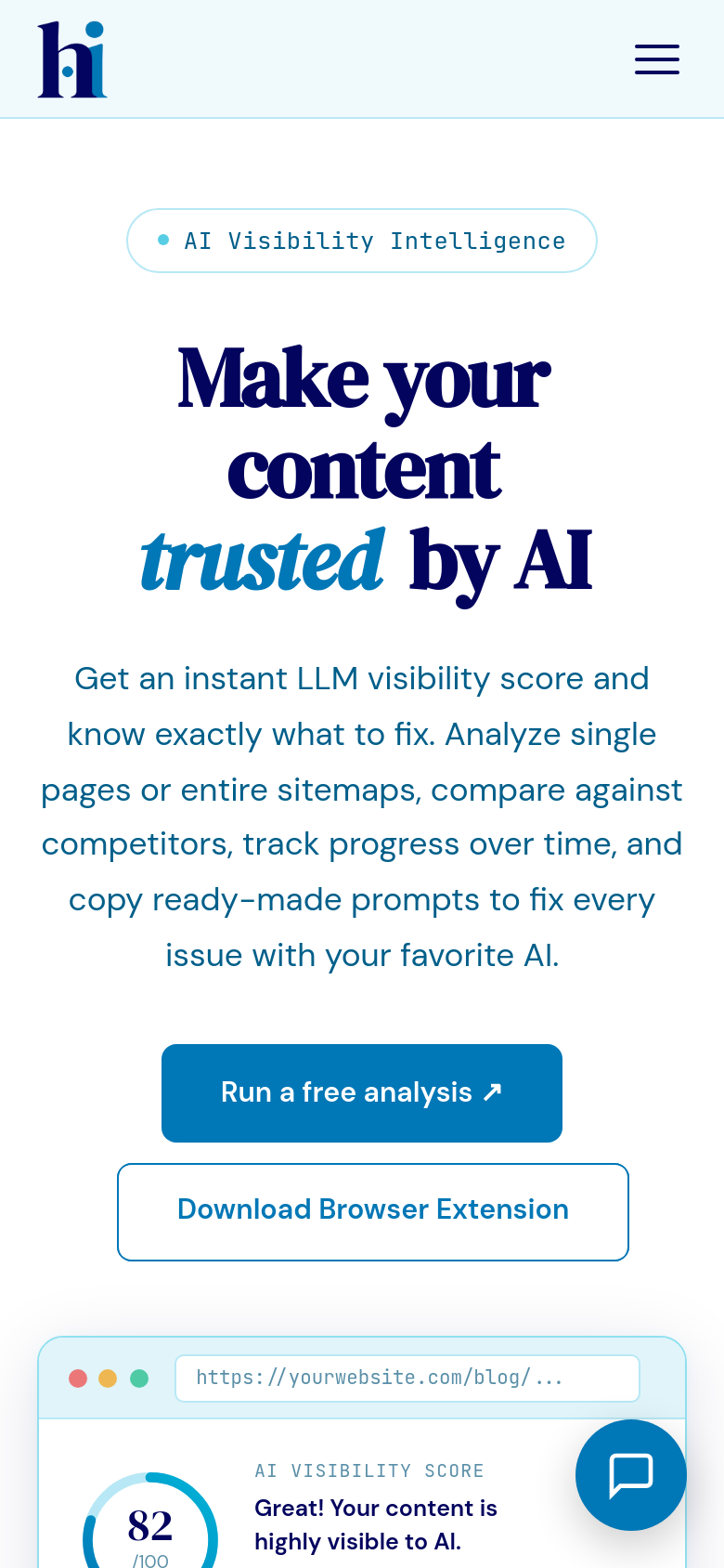 Homepage / Lander