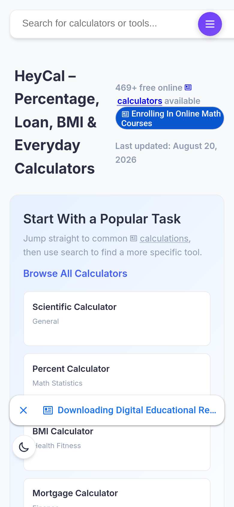 Homepage / Lander