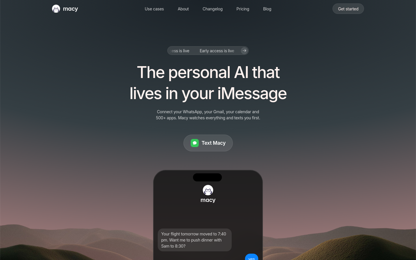 Captured Homepage / Lander