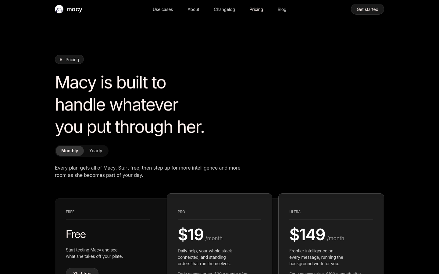 Pricing