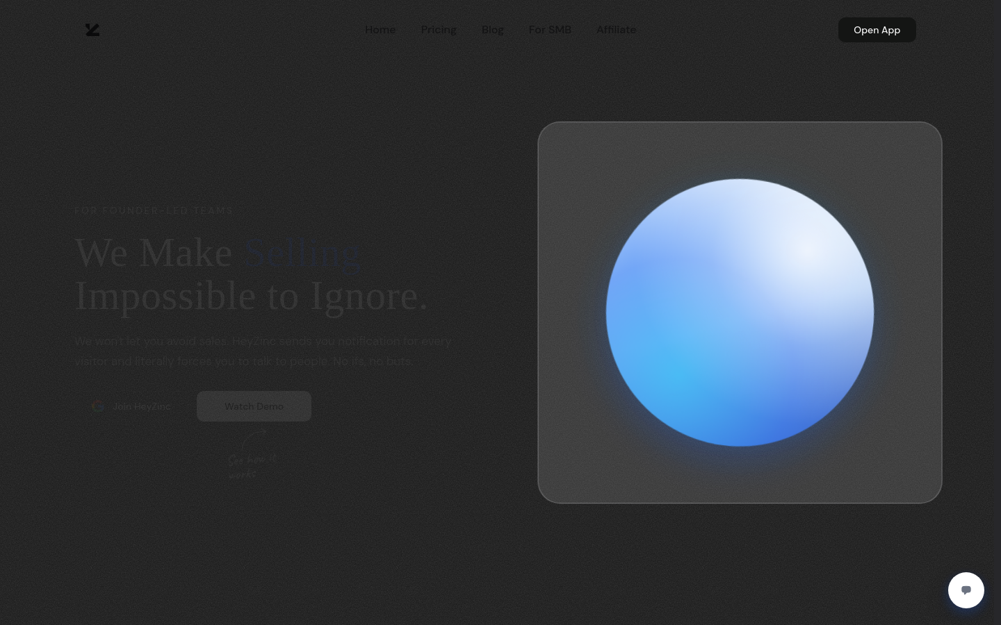 Captured Homepage / Lander