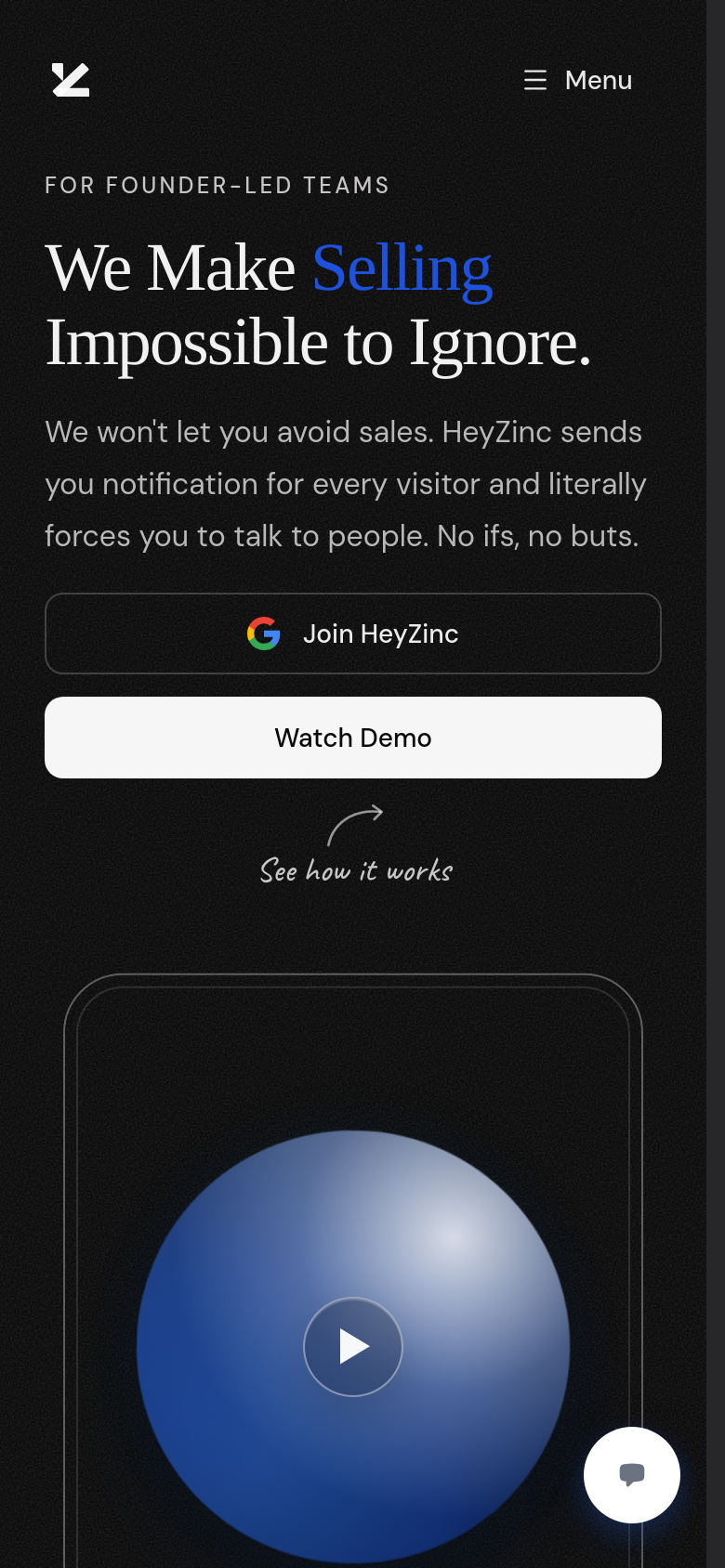 Homepage / Lander