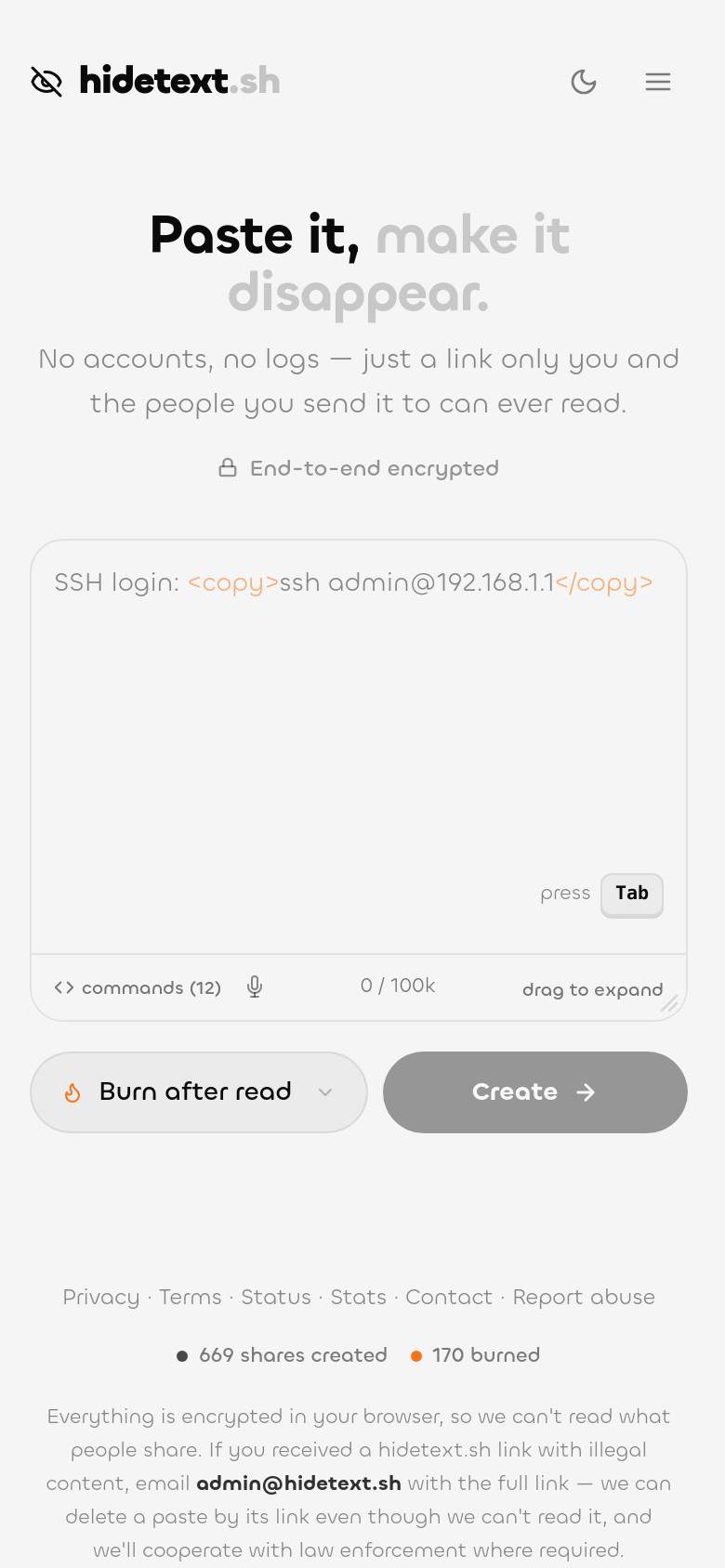 Homepage / Lander