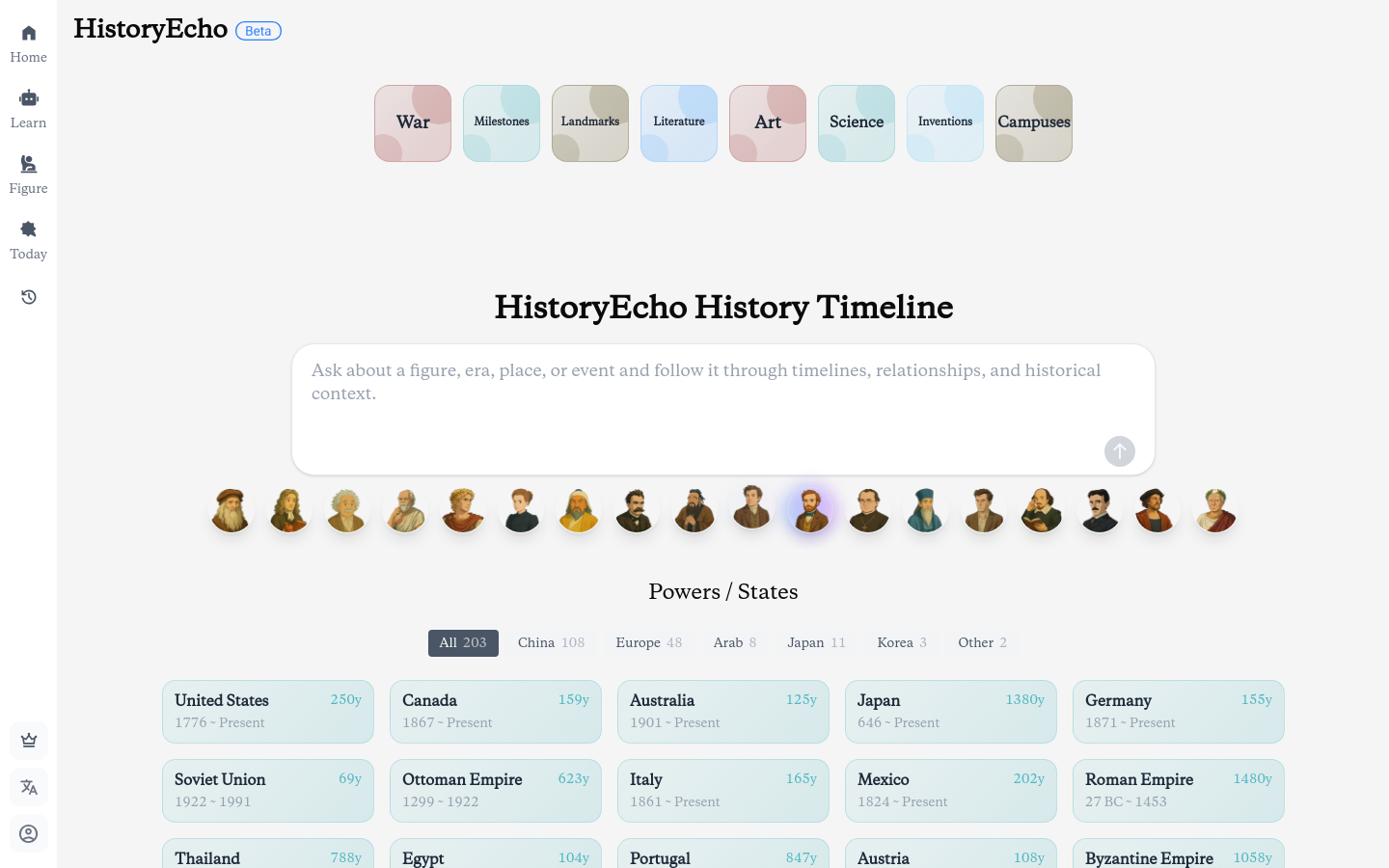 Captured Homepage / Lander