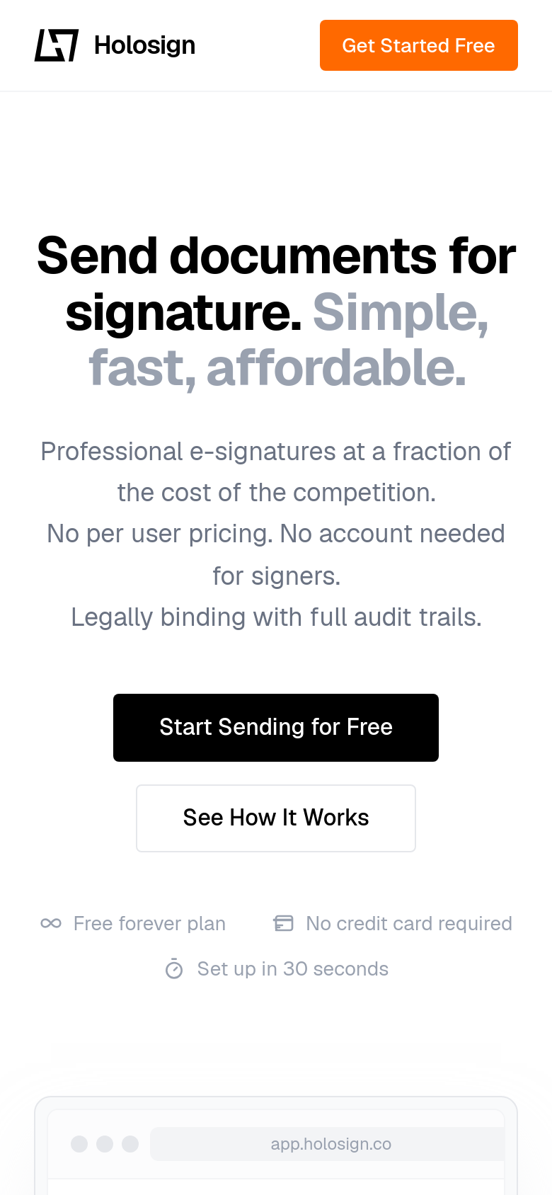 Homepage / Lander