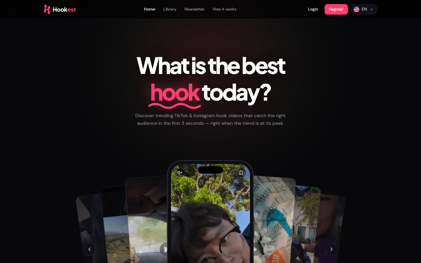 Captured Homepage / Lander