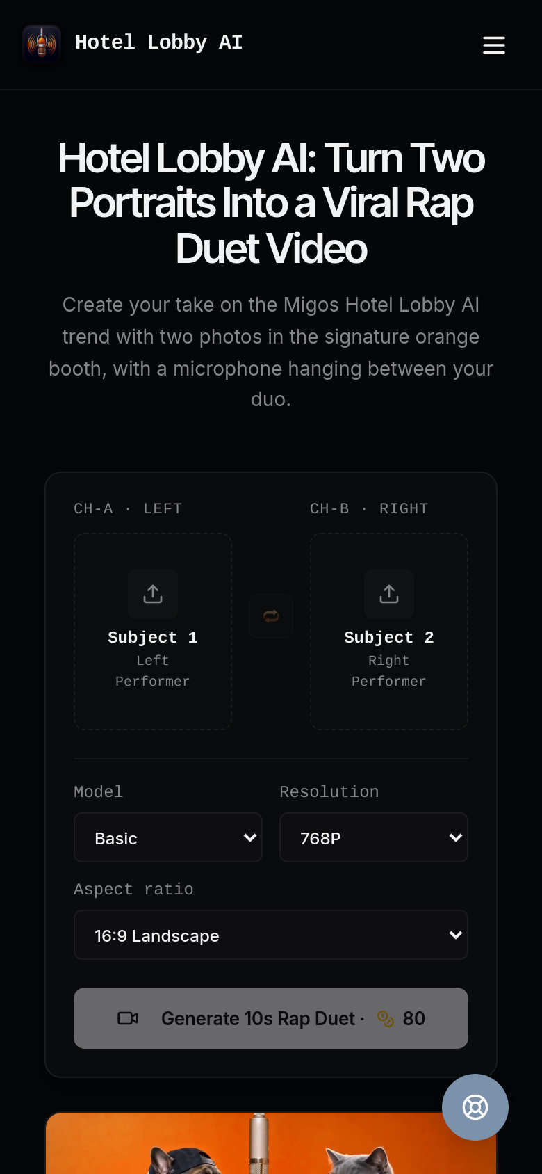 Homepage / Lander