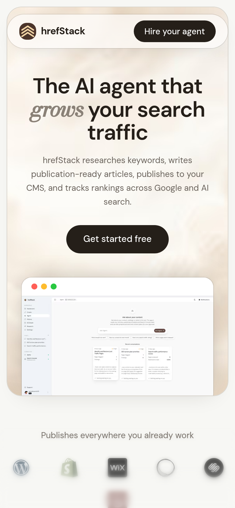 Homepage / Lander