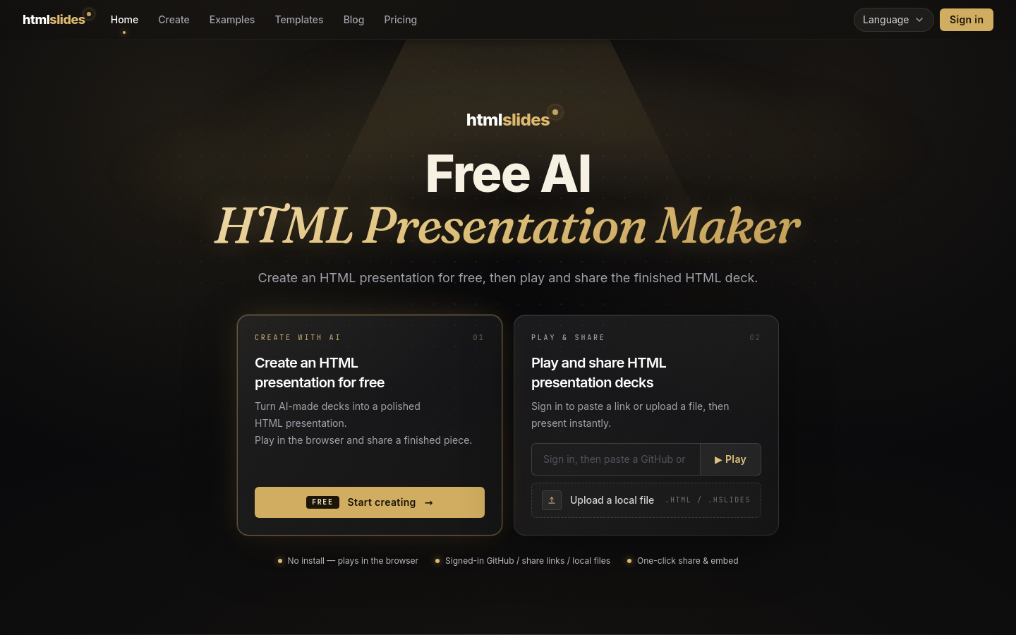 Captured Homepage / Lander